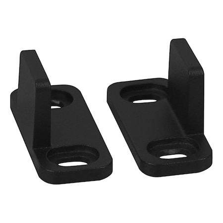 National Hardware National Hardware 1-3/4 in. L Matte Black Aluminum Double Floor Guide 1 pc N700-114